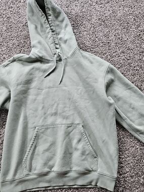 H&M Sage Green Hooded Sweatshirt